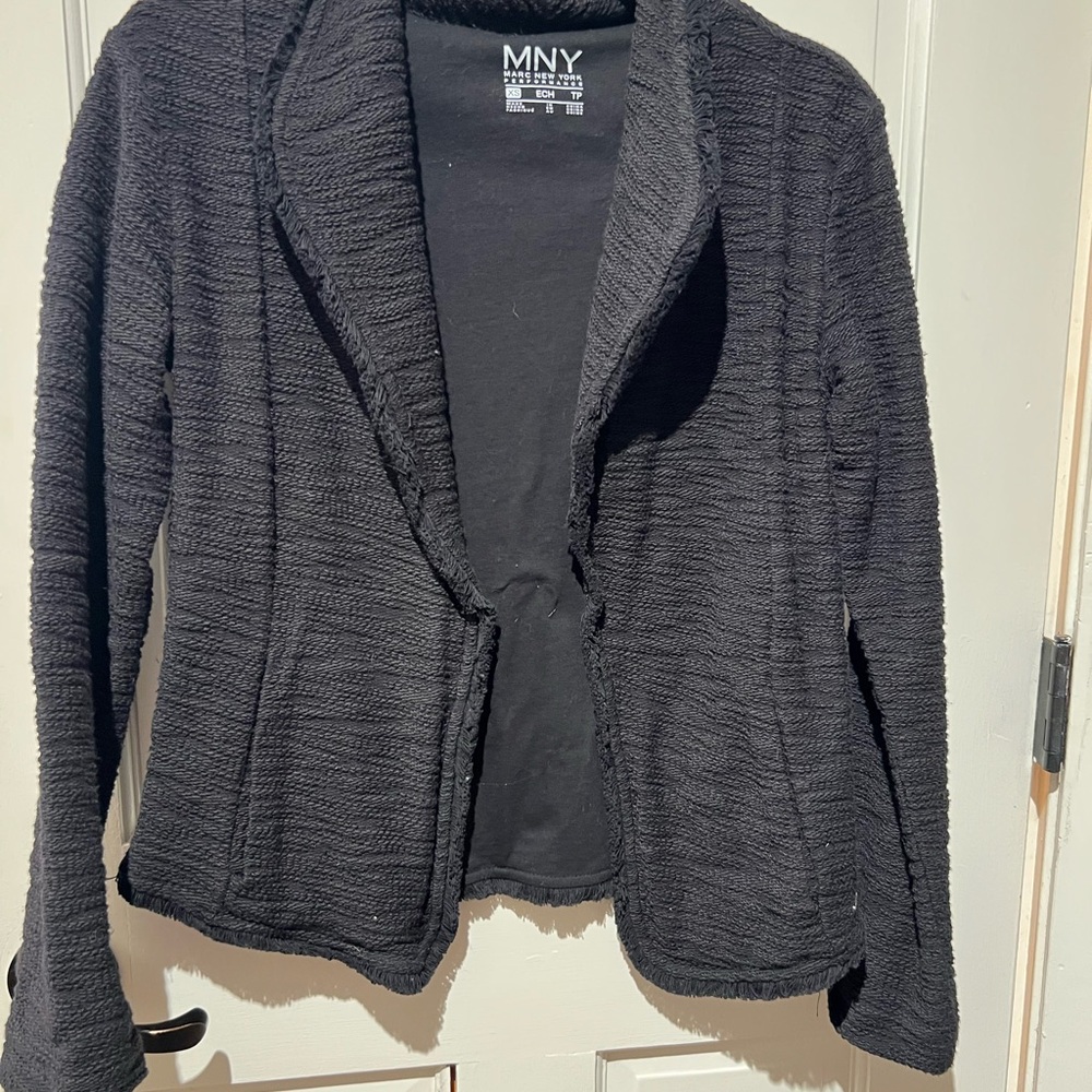 Marc New York Black Textured Jacket